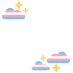 Transgender Pride Clouds Avatar Frame