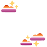 Lesbian Pride Clouds Avatar Frame